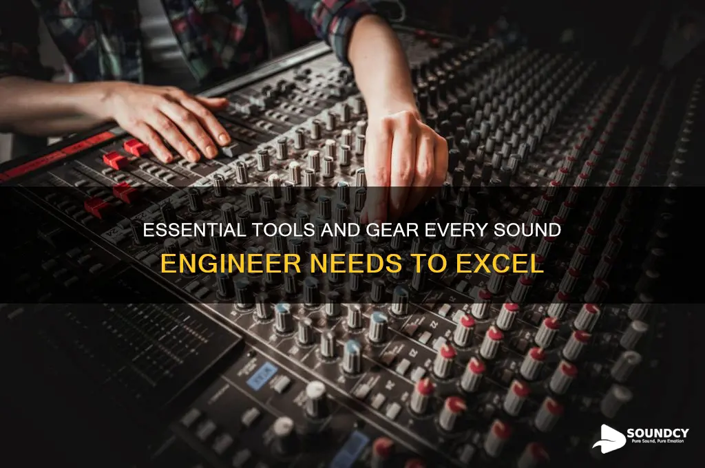 must haves for sound engineers