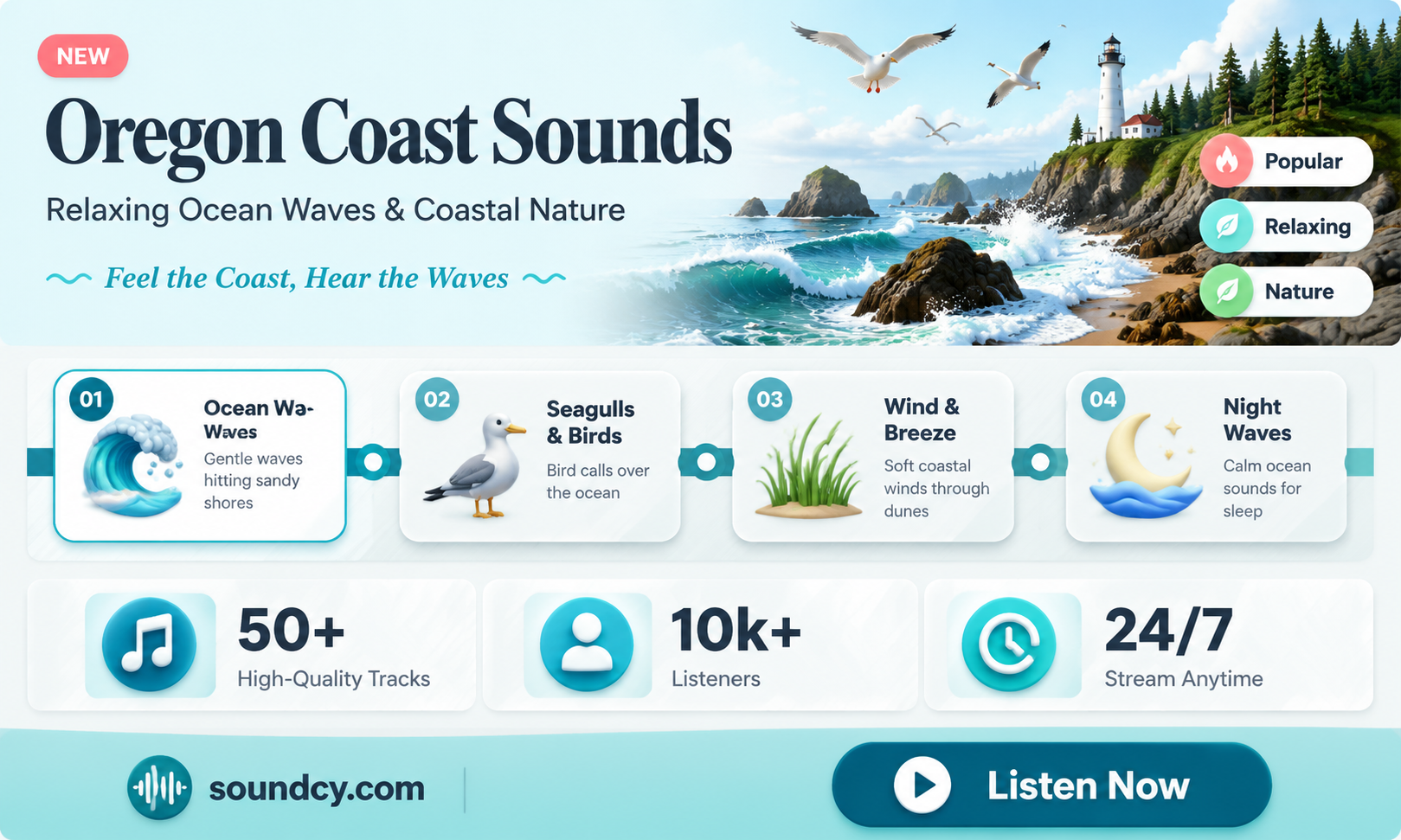 are their any oregon ocean sounds