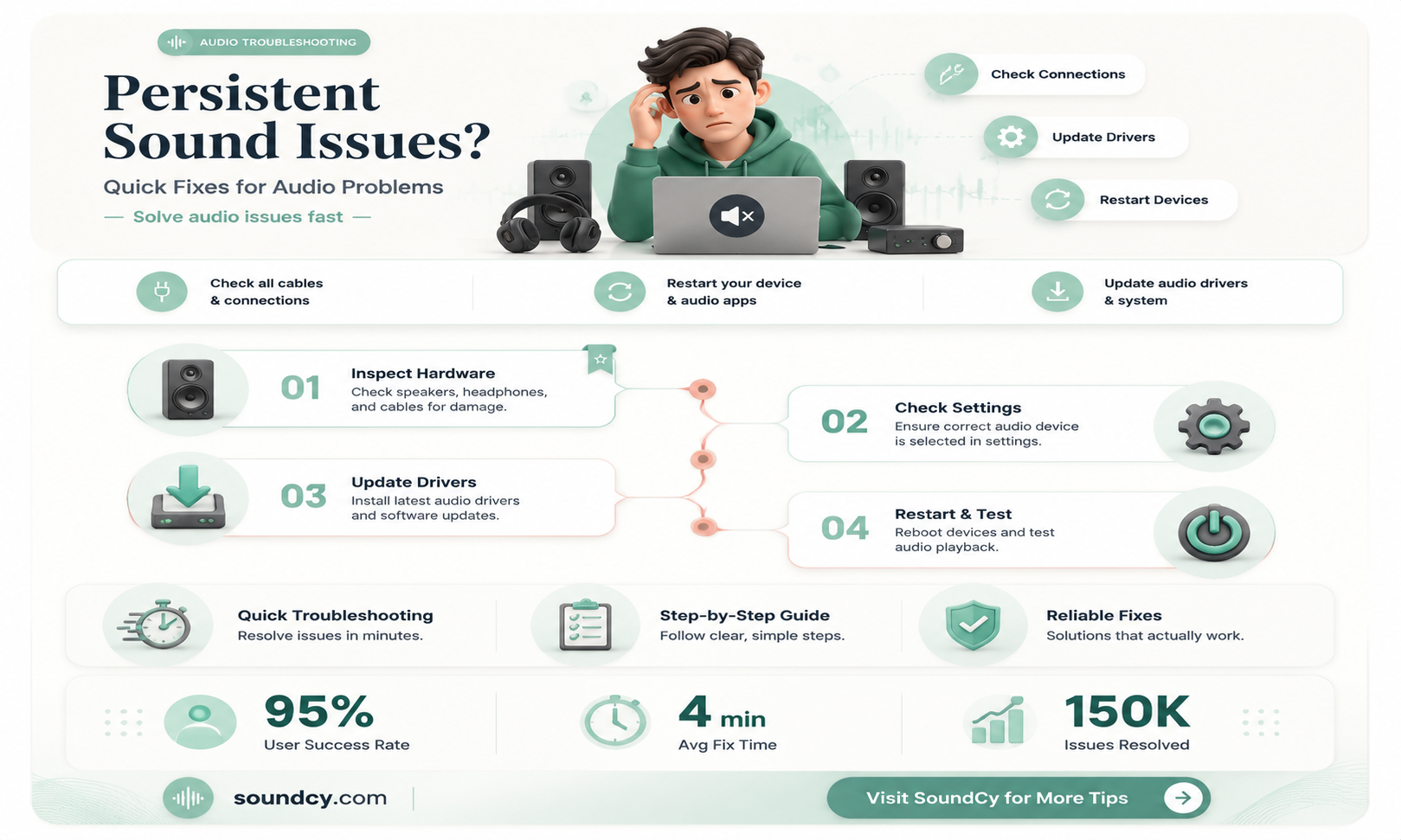 are you having sound problems won