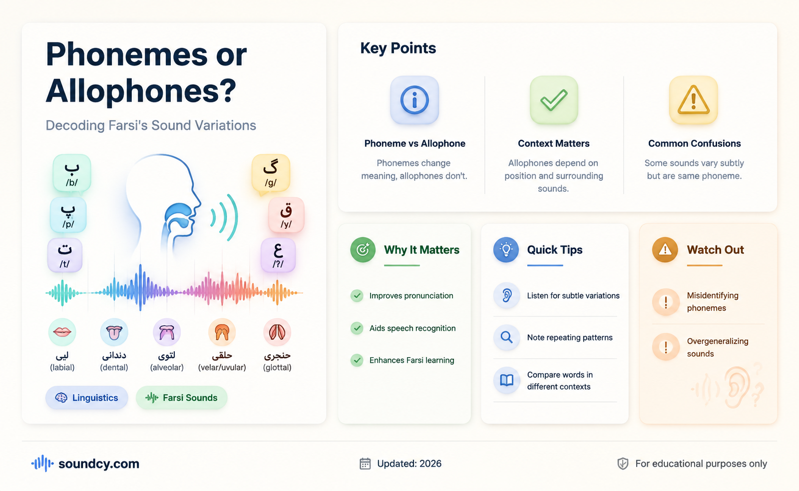 are the sounds in question phoneme or allophones farsi