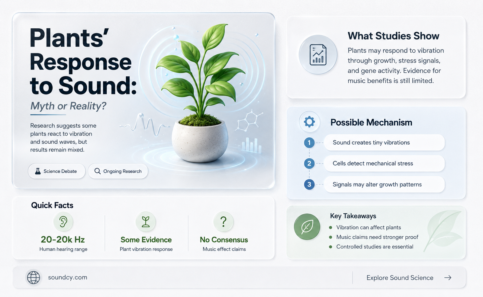 do all plants respond to sound