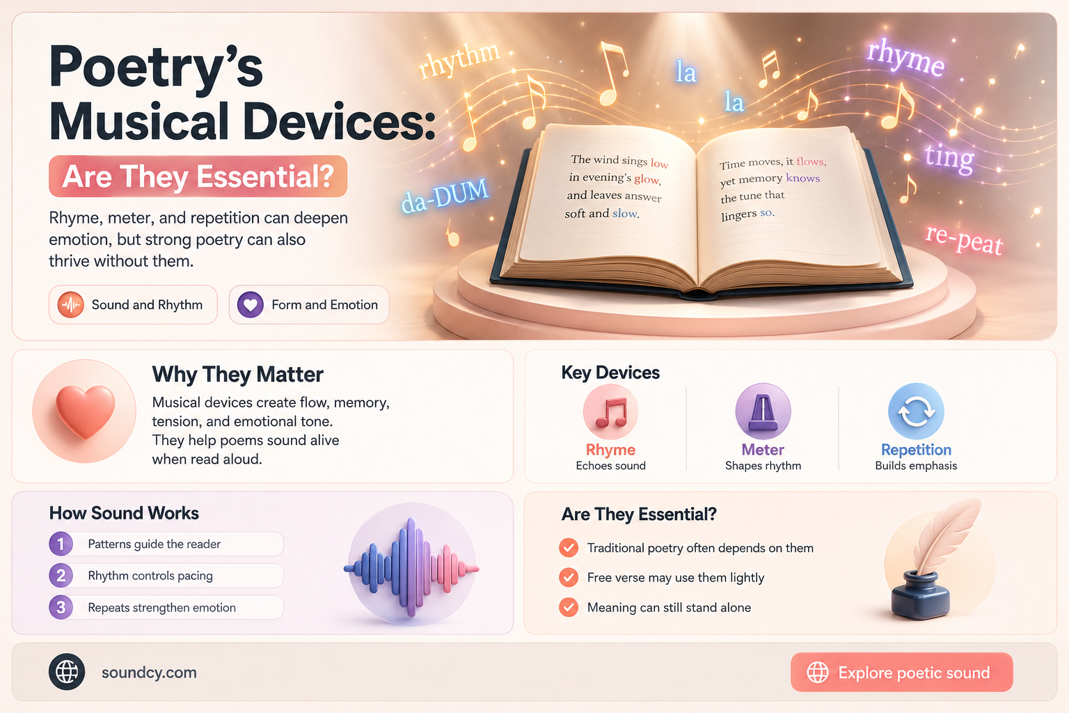 do all poems have sound devices