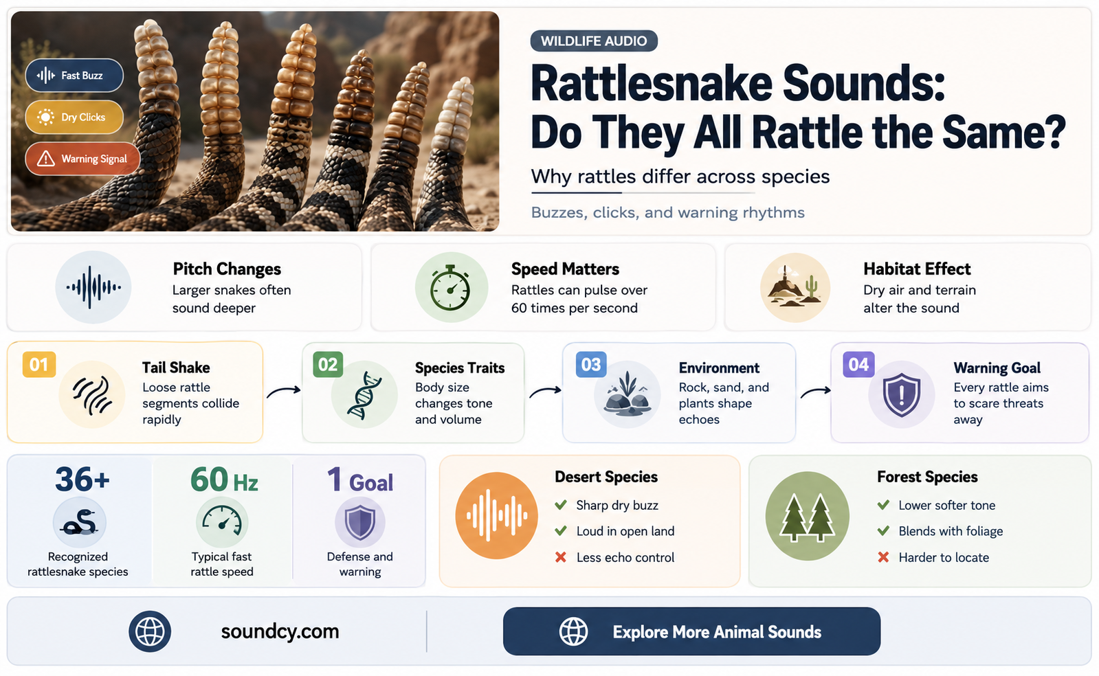 do all rattlesnakes sound the same