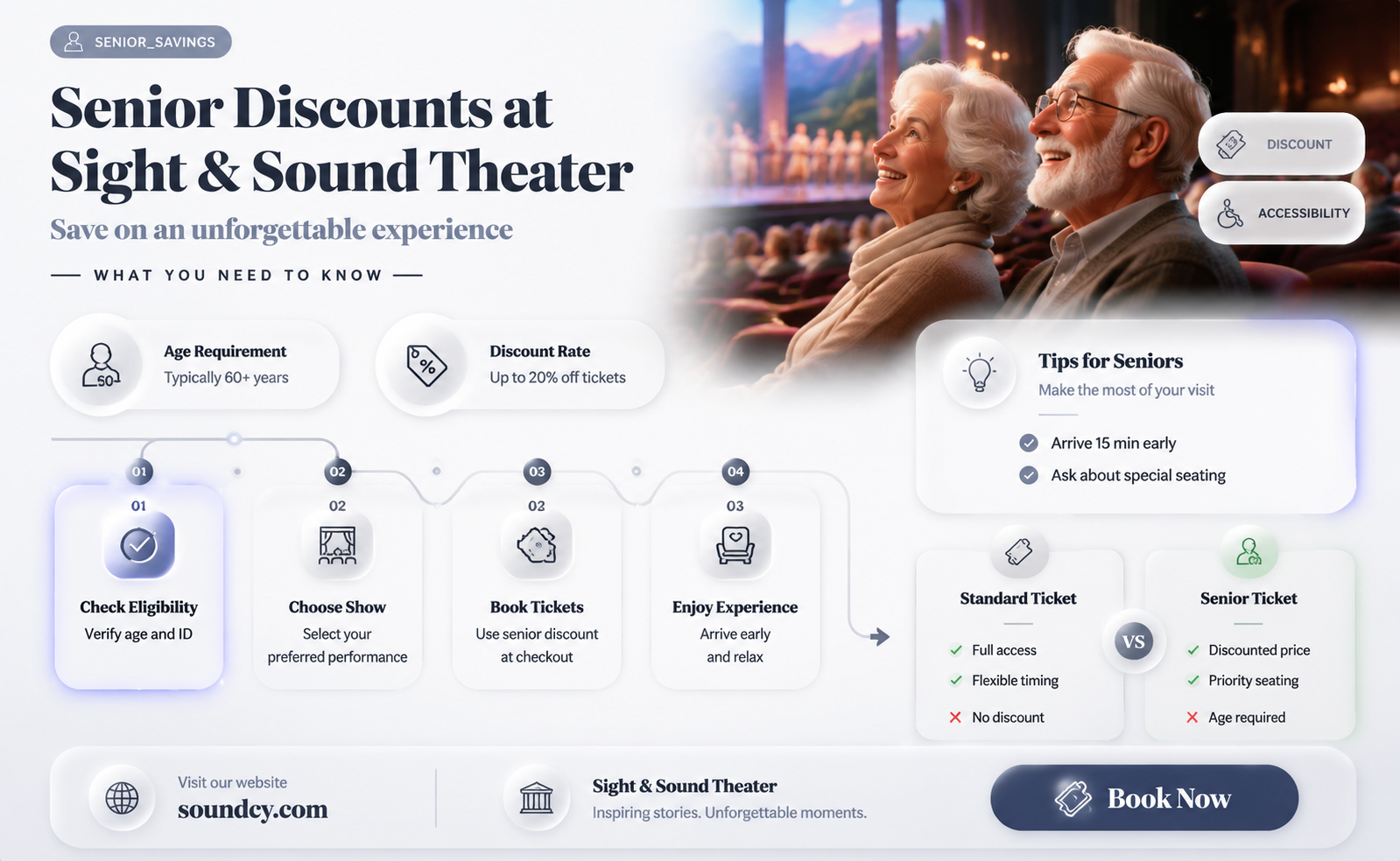 are there senior discounts for sight and sound theater
