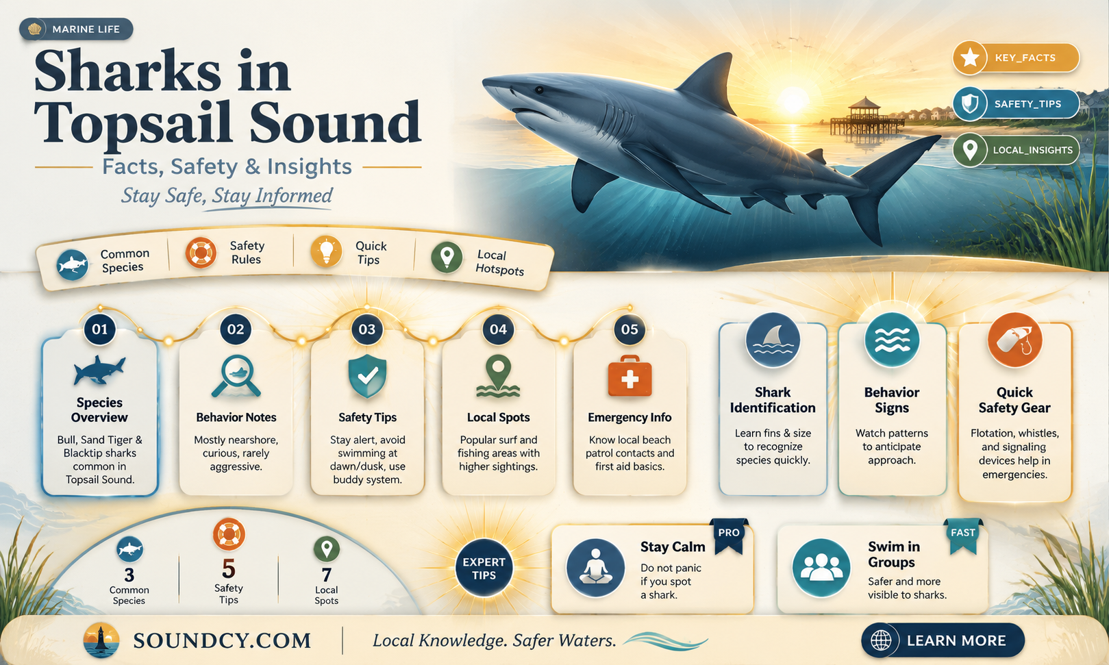 are sharksinn the topsail sound