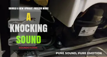 Is Your New Upright Freezer's Knocking Sound Normal?