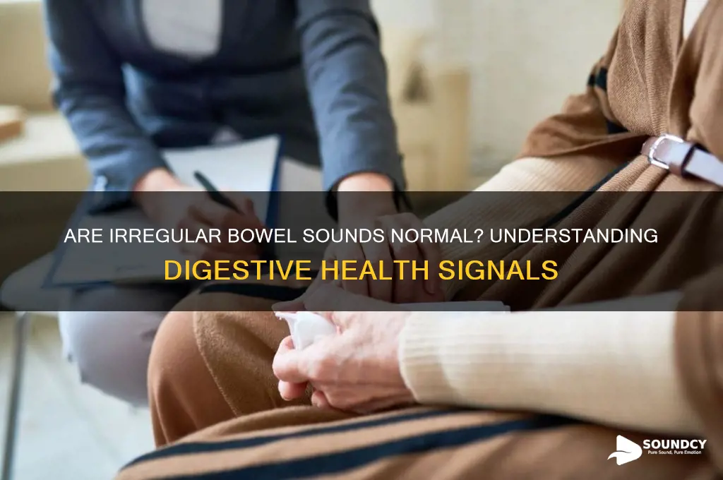 should bowel sounds be irregular