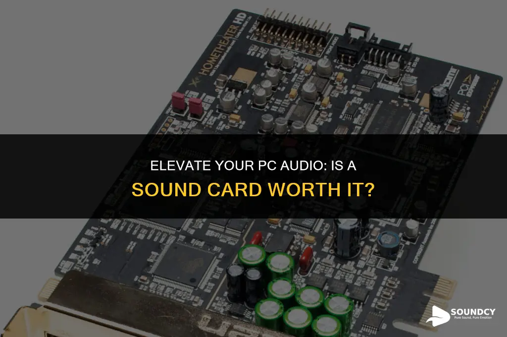 should i buy a sound card for my pc