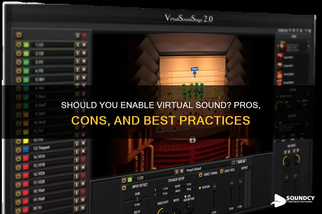 should i enable virtual sound