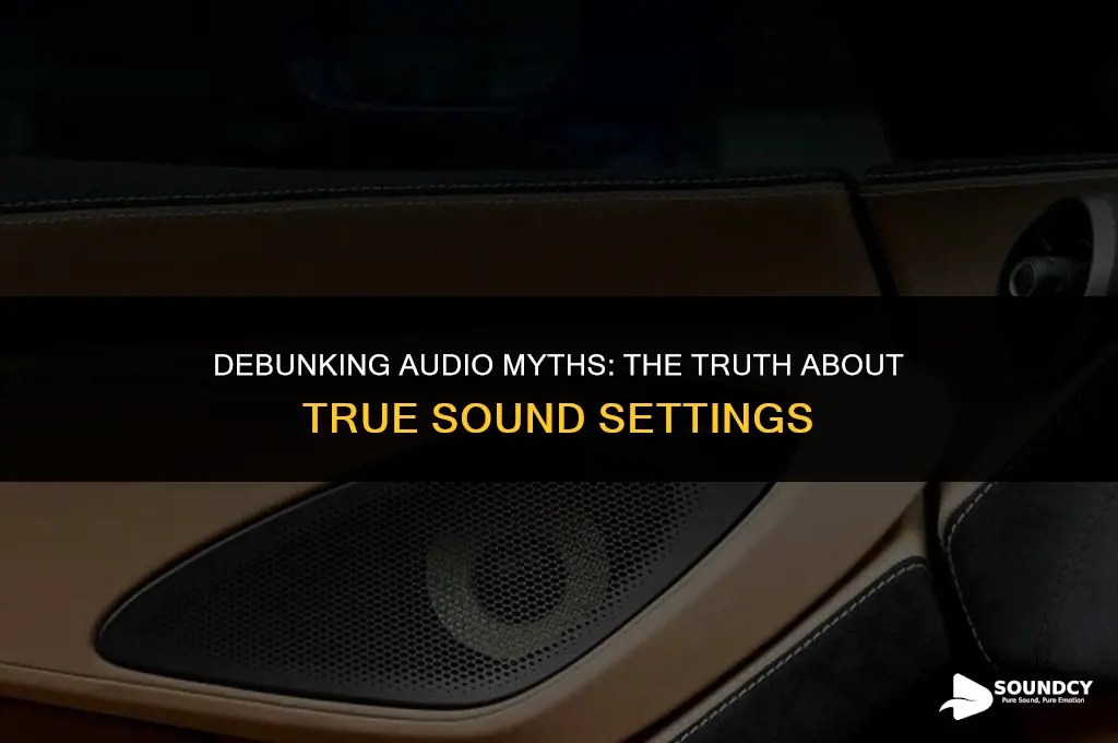 should i have the true sound on or off