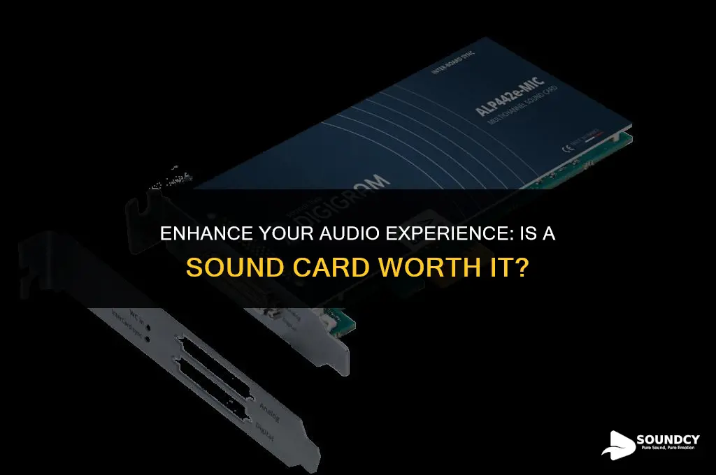 should i install a sound card in my computer