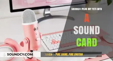 Should I Plug My Yeti Microphone Into a Sound Card?