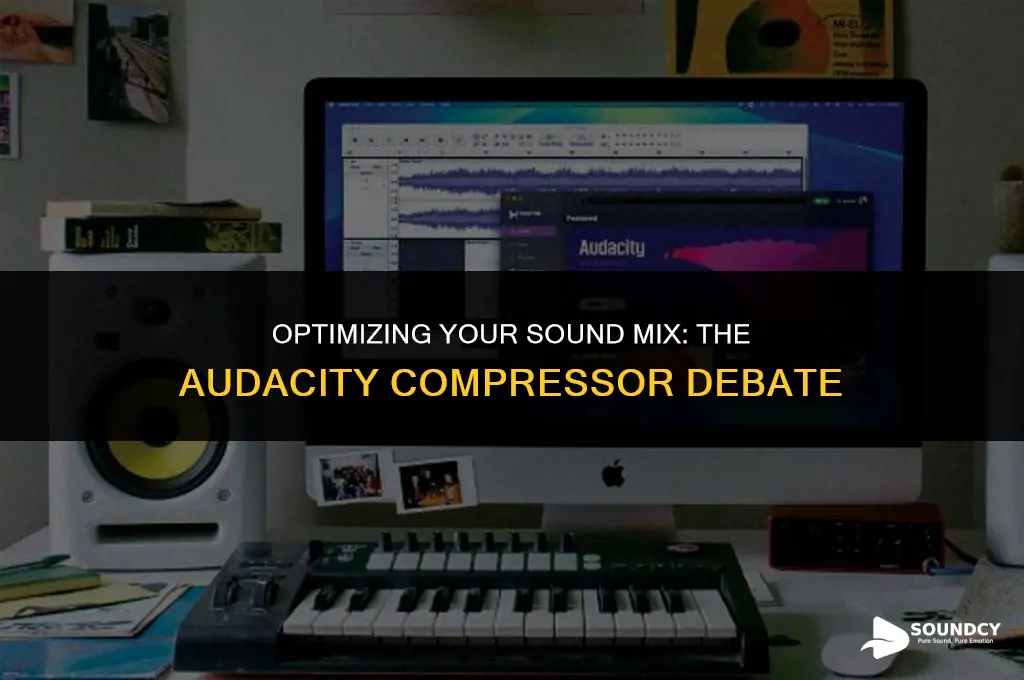 should i run audacity compressor over entire sound mix