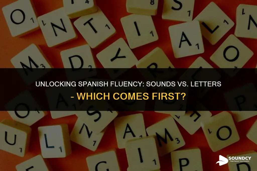 should i teach spanish sounds first or letter names