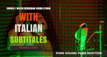 Exploring Berberian Sound Studio: An Italian Subtitled Journey