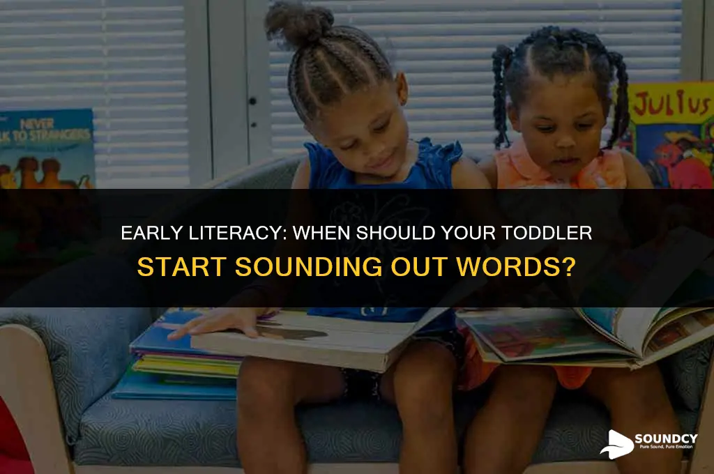 should my 2 year old be sounding out words