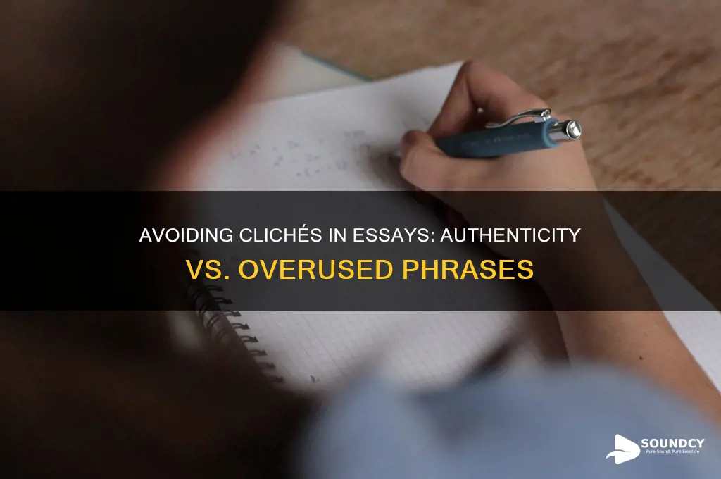 should my essays sound cliche