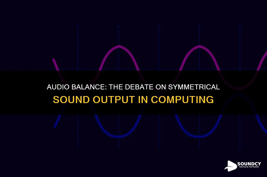 should right and left computer speakers always produce sound