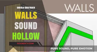 Should Sheetrock Walls Sound Hollow? Understanding Wall Acoustics and Structure