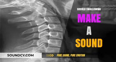 Does Swallowing Noise Indicate a Problem or Normal Function?