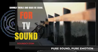 Treble and Bass Balance: Optimal TV Sound Settings Explored