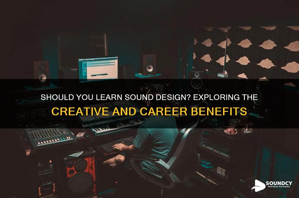 should you learn sound design