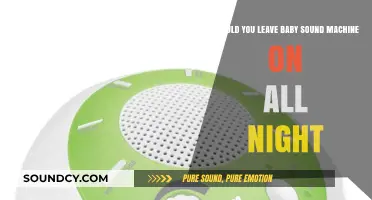 Should You Leave a Baby Sound Machine On All Night?