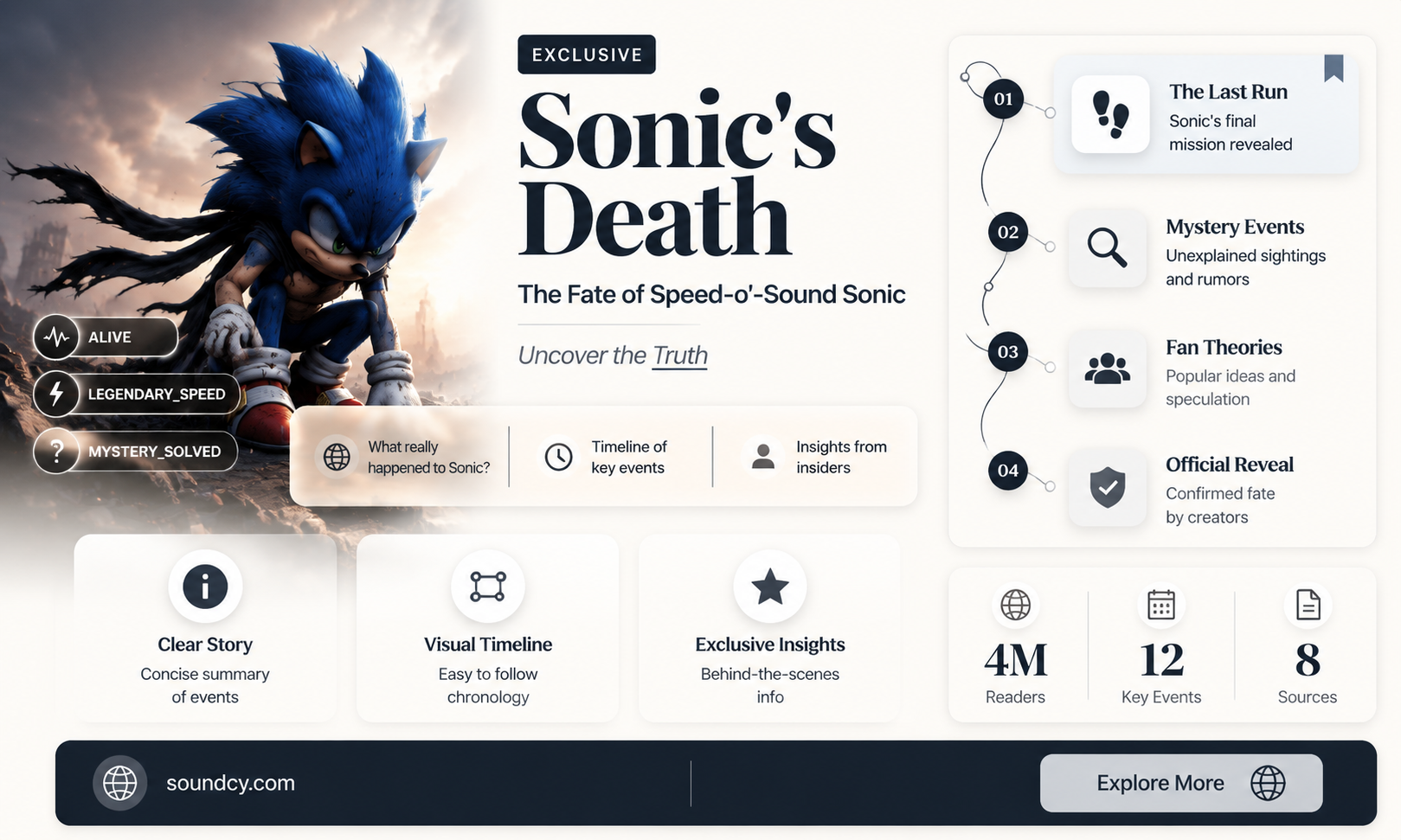 did speed o sound sonic die
