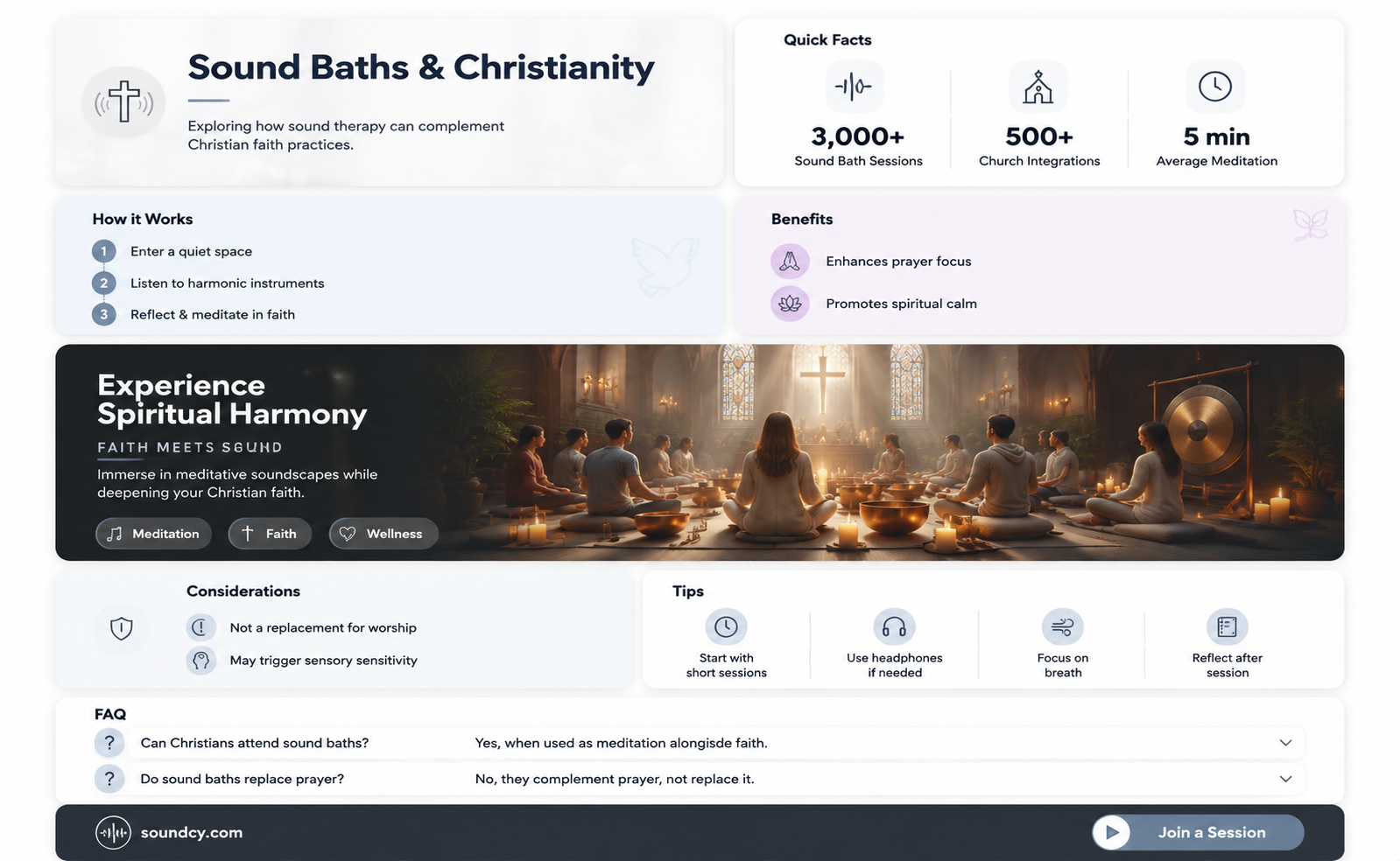 are sound baths against christianity