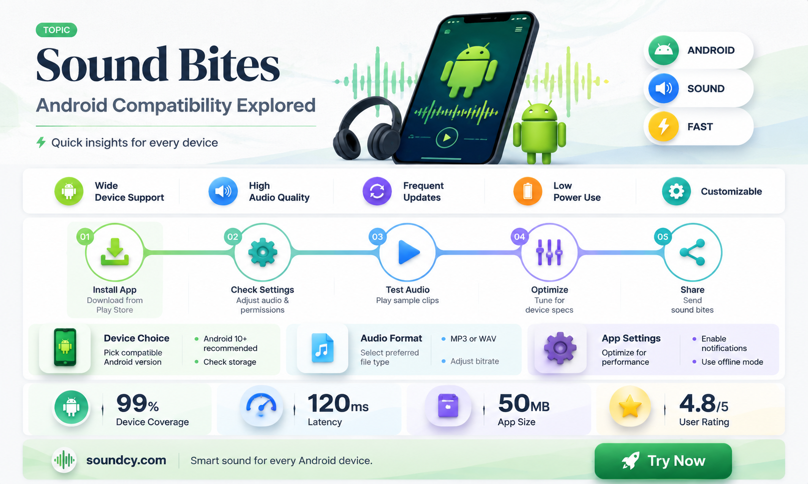 are sound bates compatible with androids