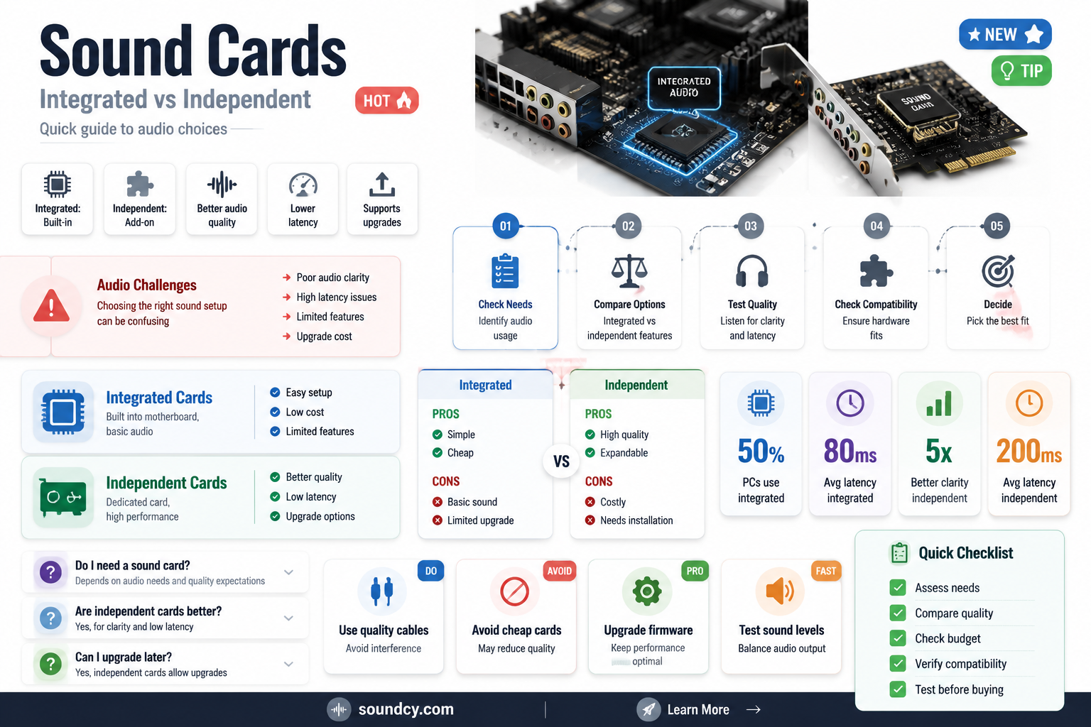 are sound cards apart of motherboard