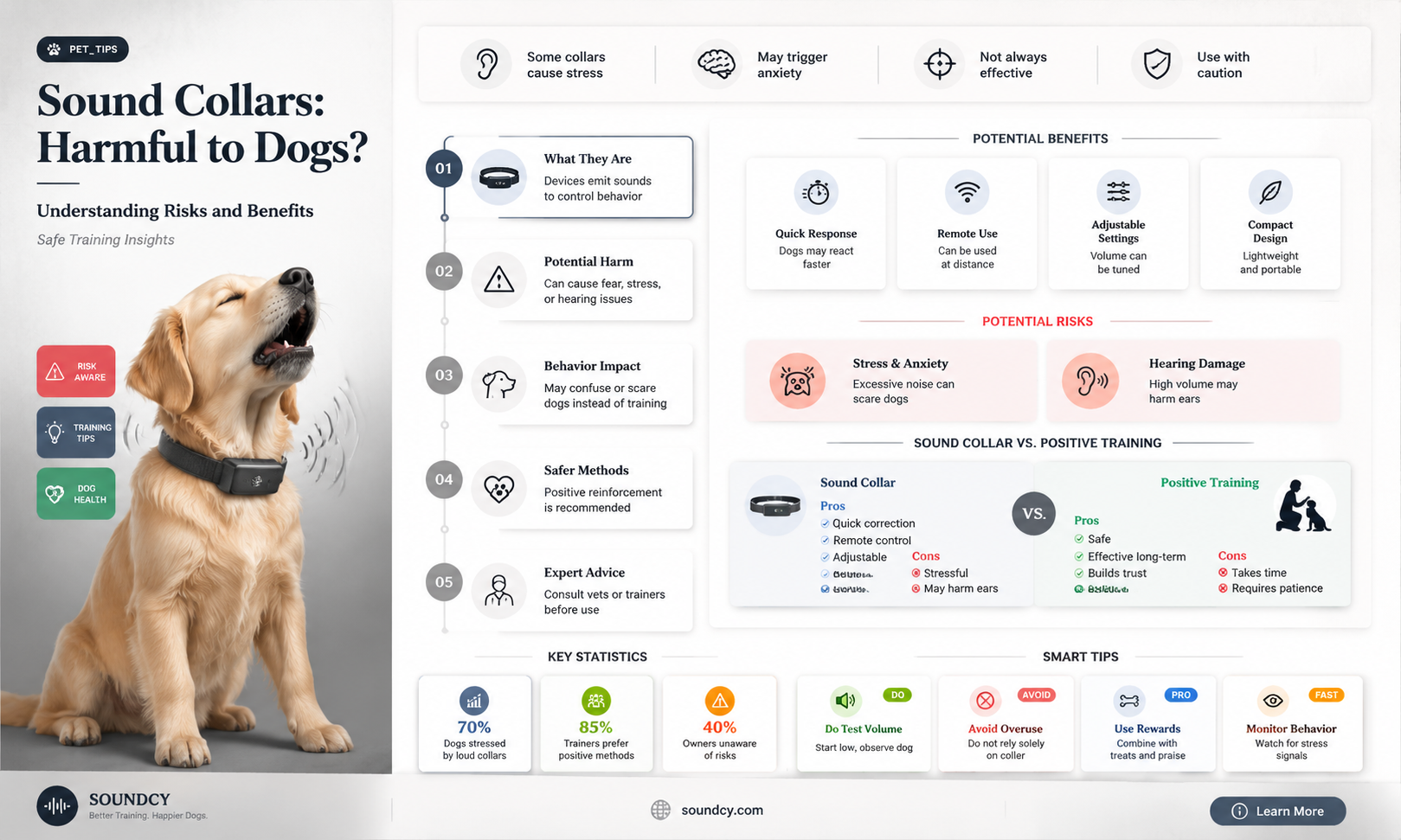 are sound collars bad for dogs