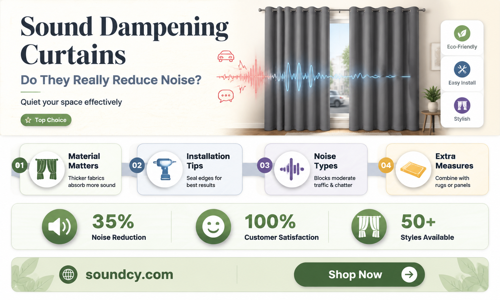 are there sound dampening curtains