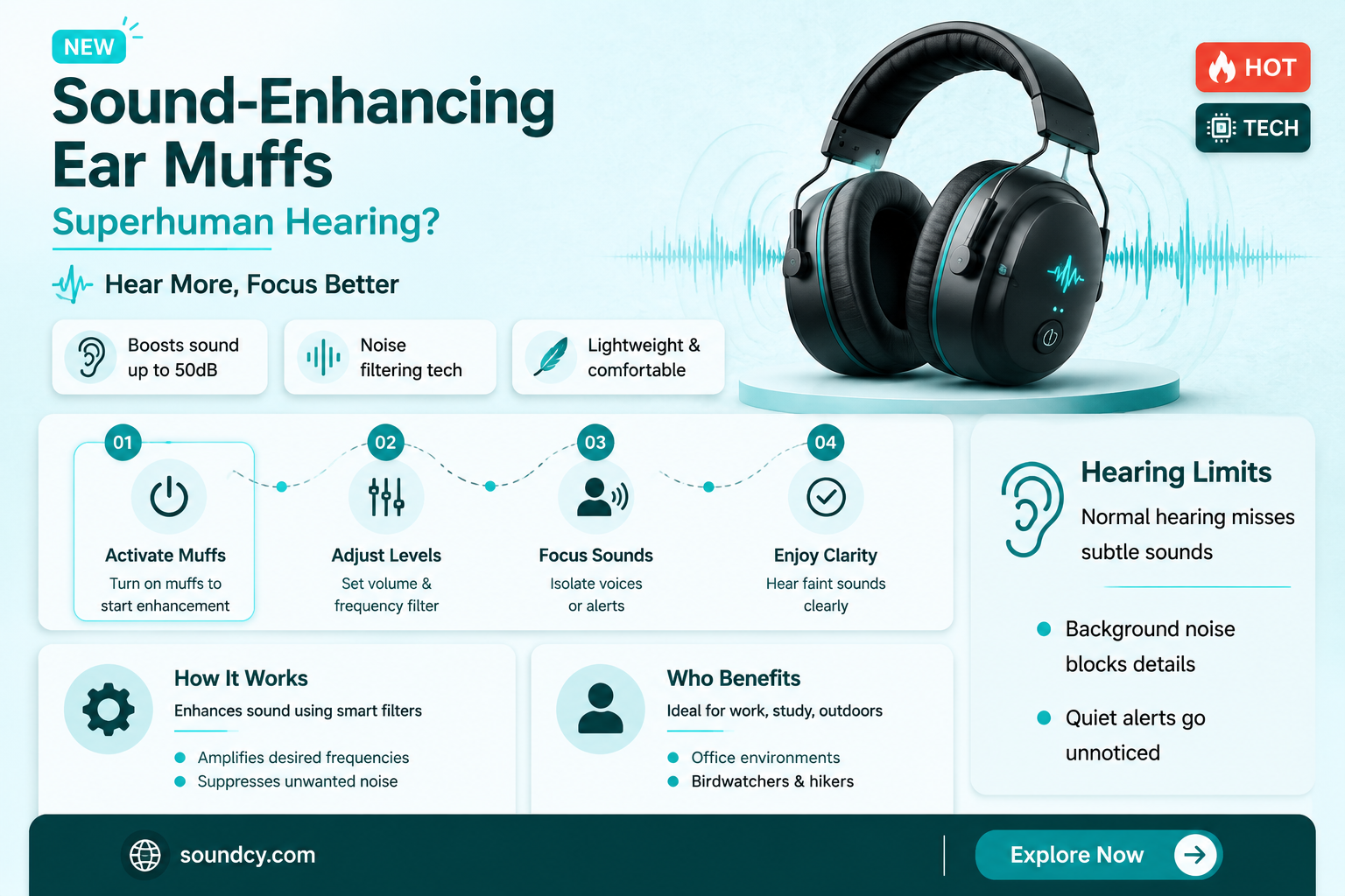 are there sound enhancing ear muffs