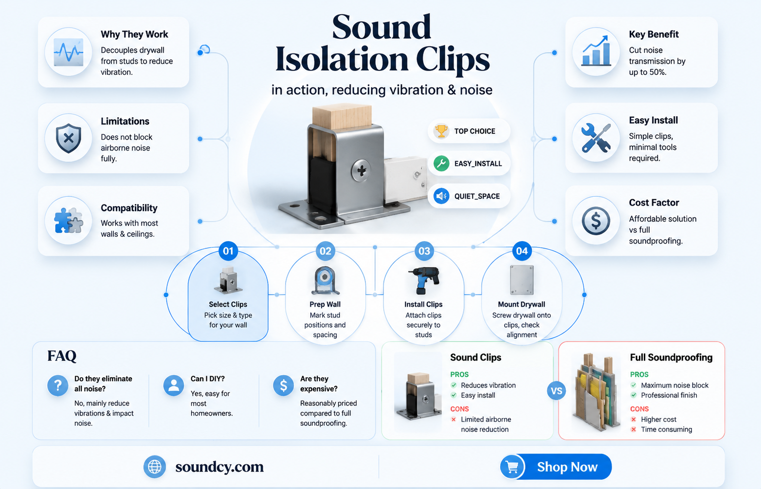 are sound isolation clips worth it