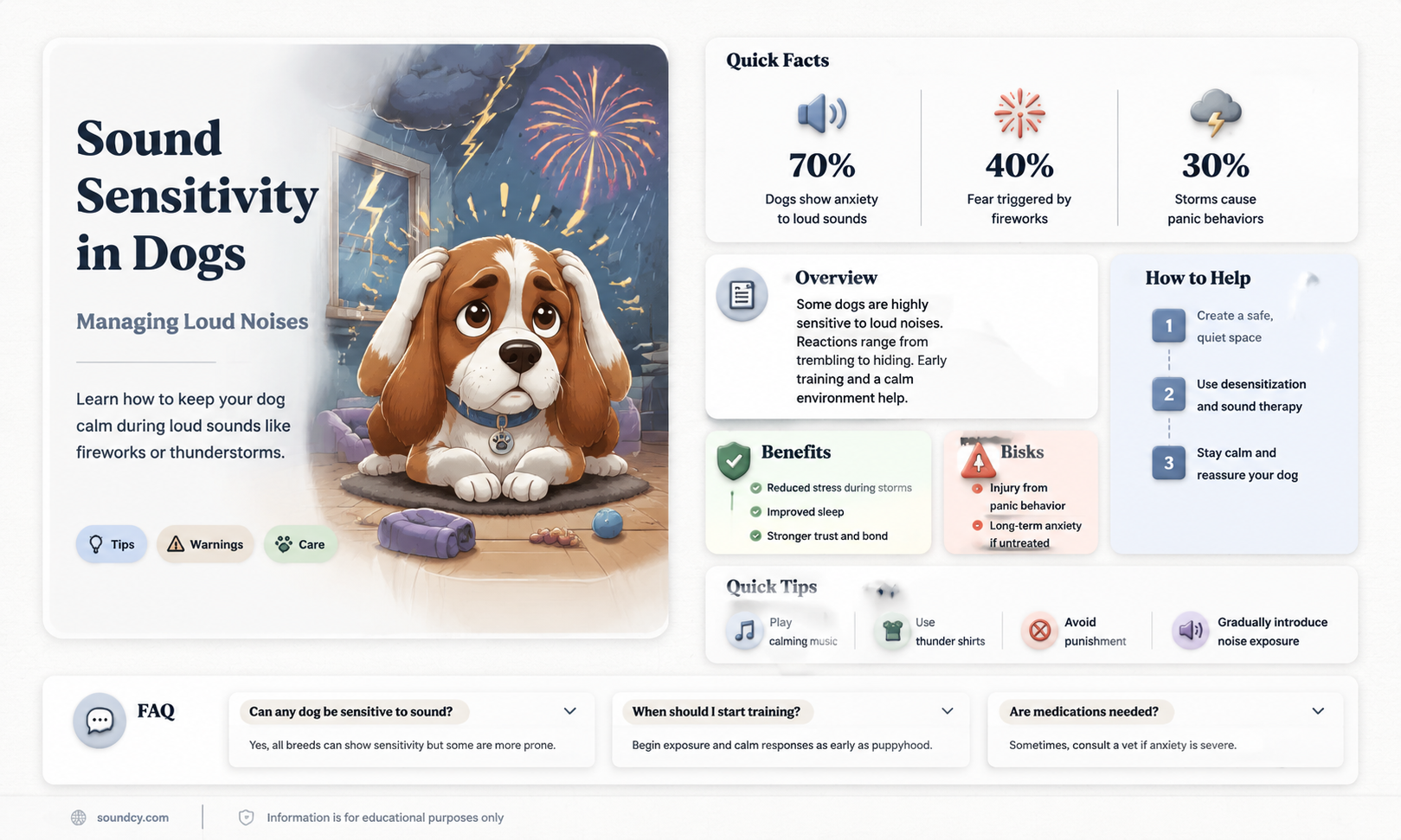 are sound things bad for dogs