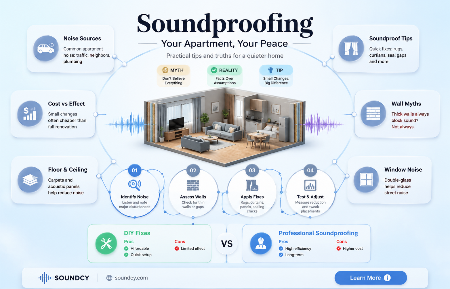 are the circle apartments sound proof