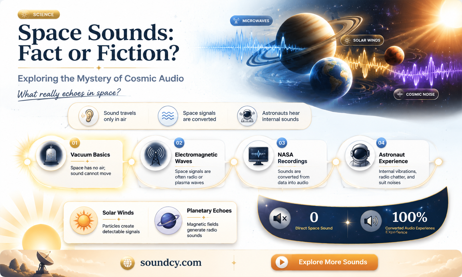 are there any sounds in space