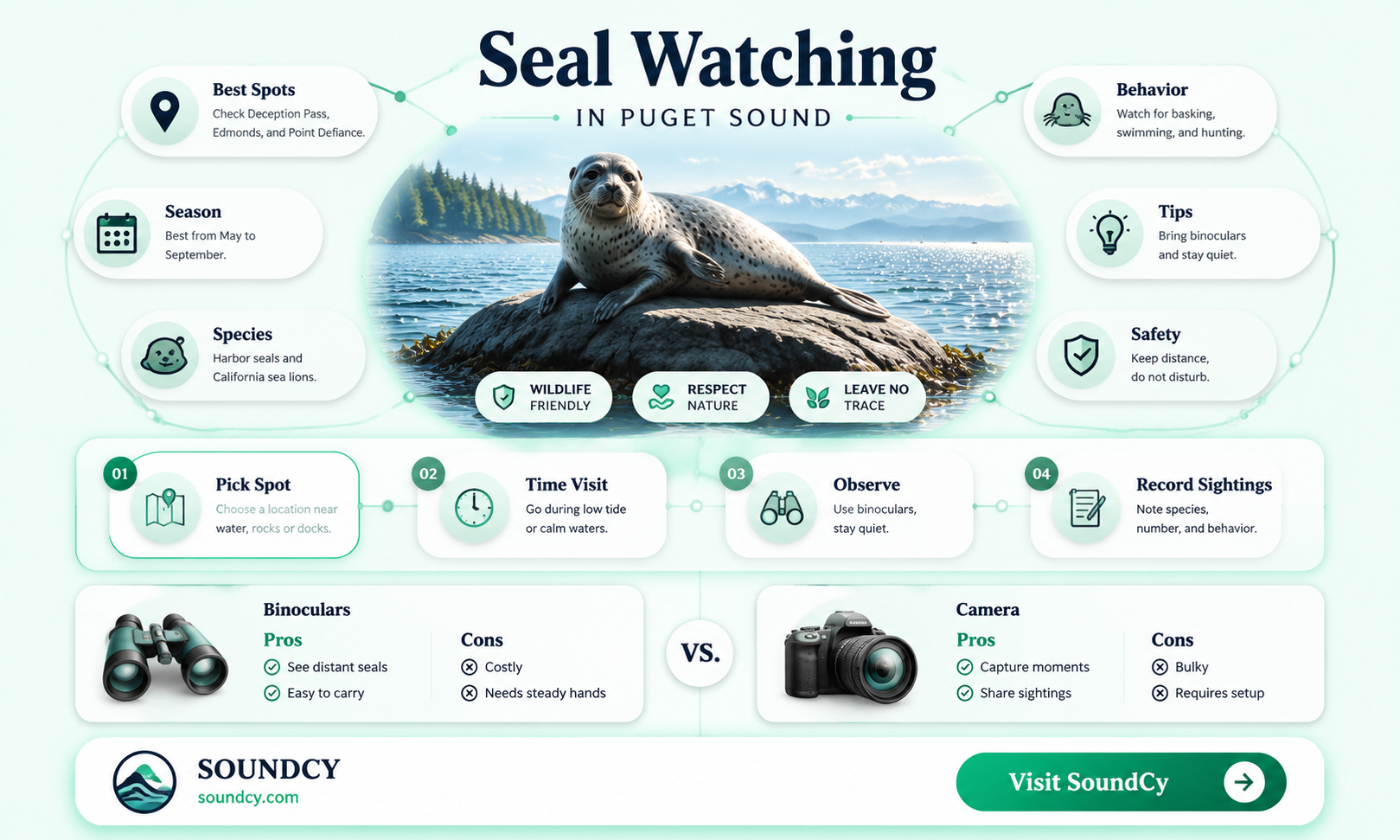 are there seals in puget sound