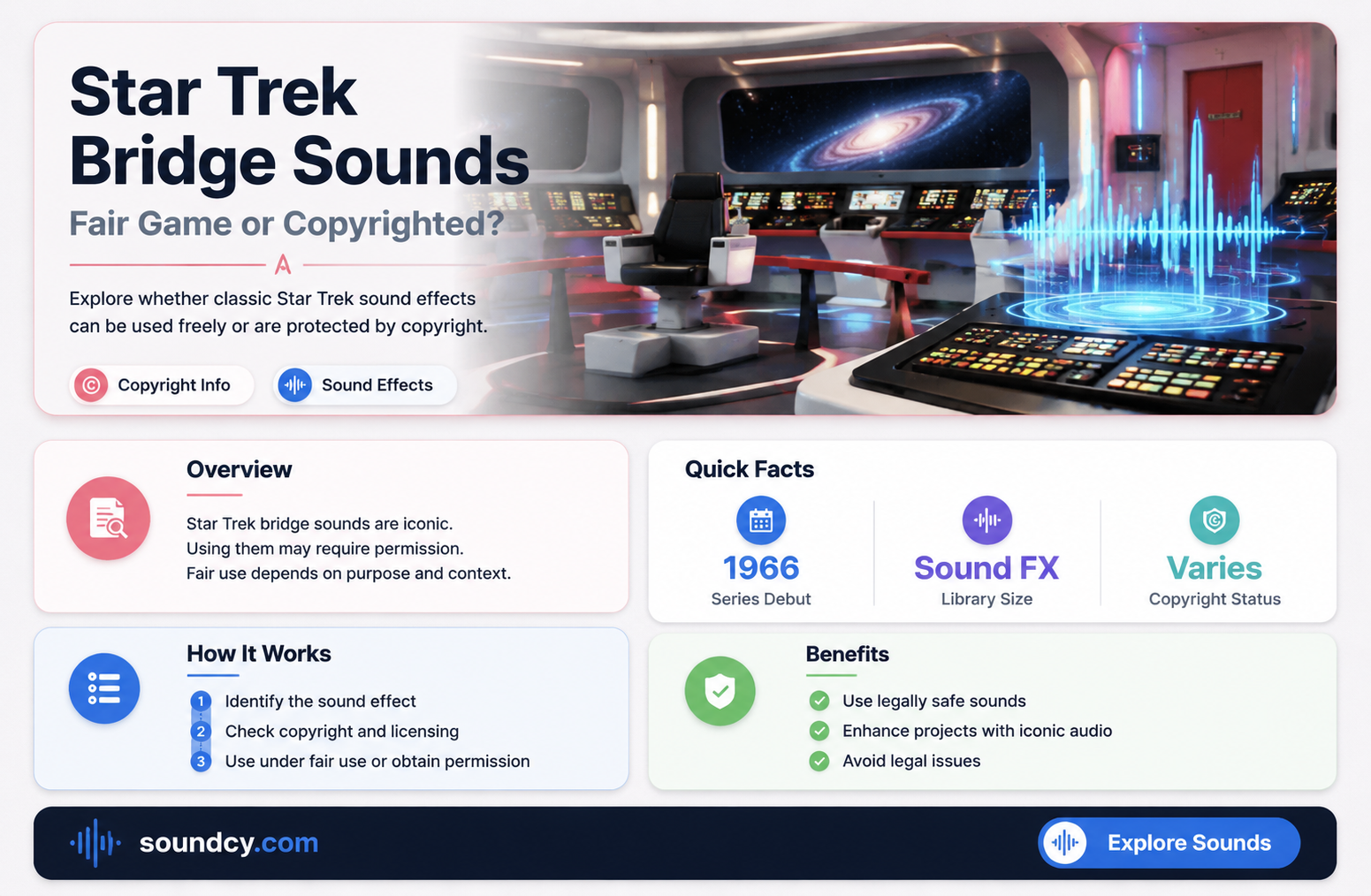 are star trek bridge sounds copyrighted
