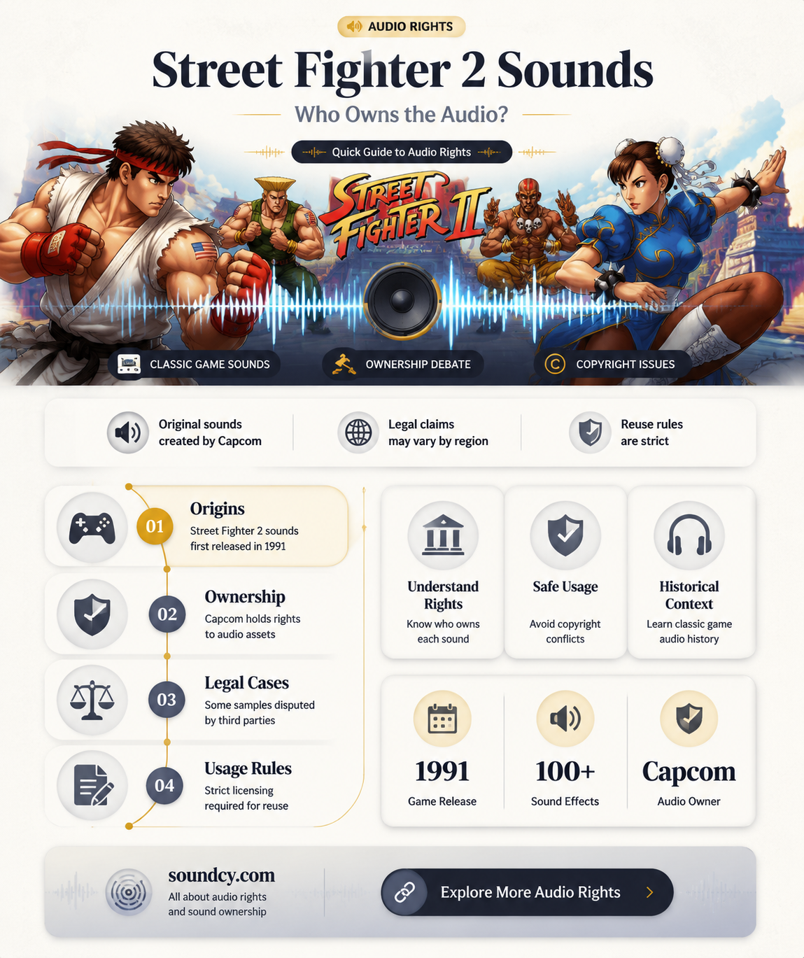 are street fighter 2 sounds copyrighted