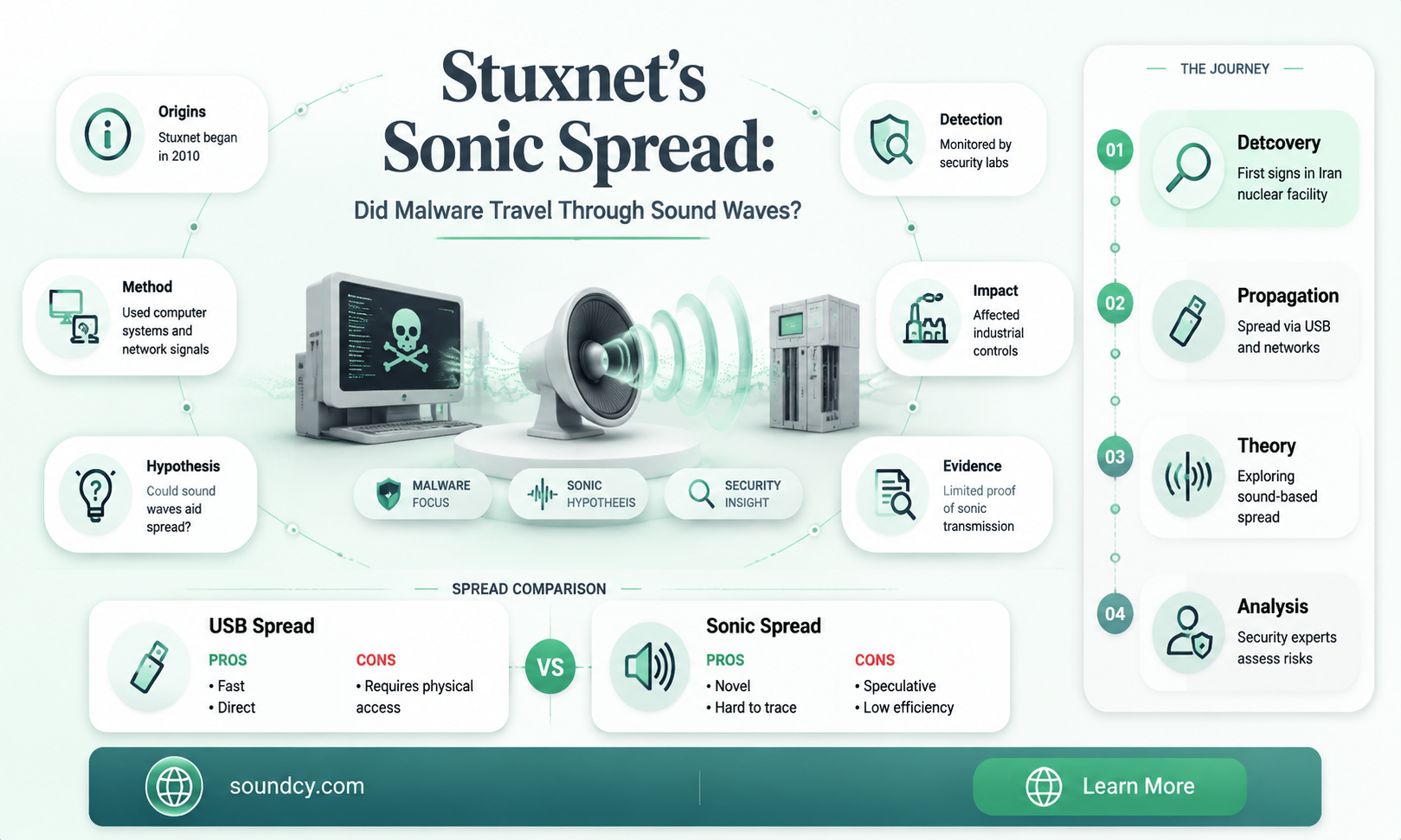 did stuxnet spread through sound