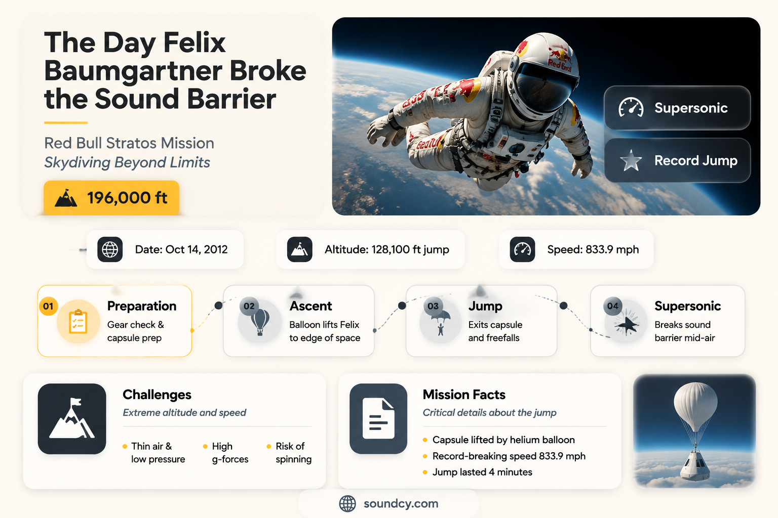 did felix baumgartner break sound barrier