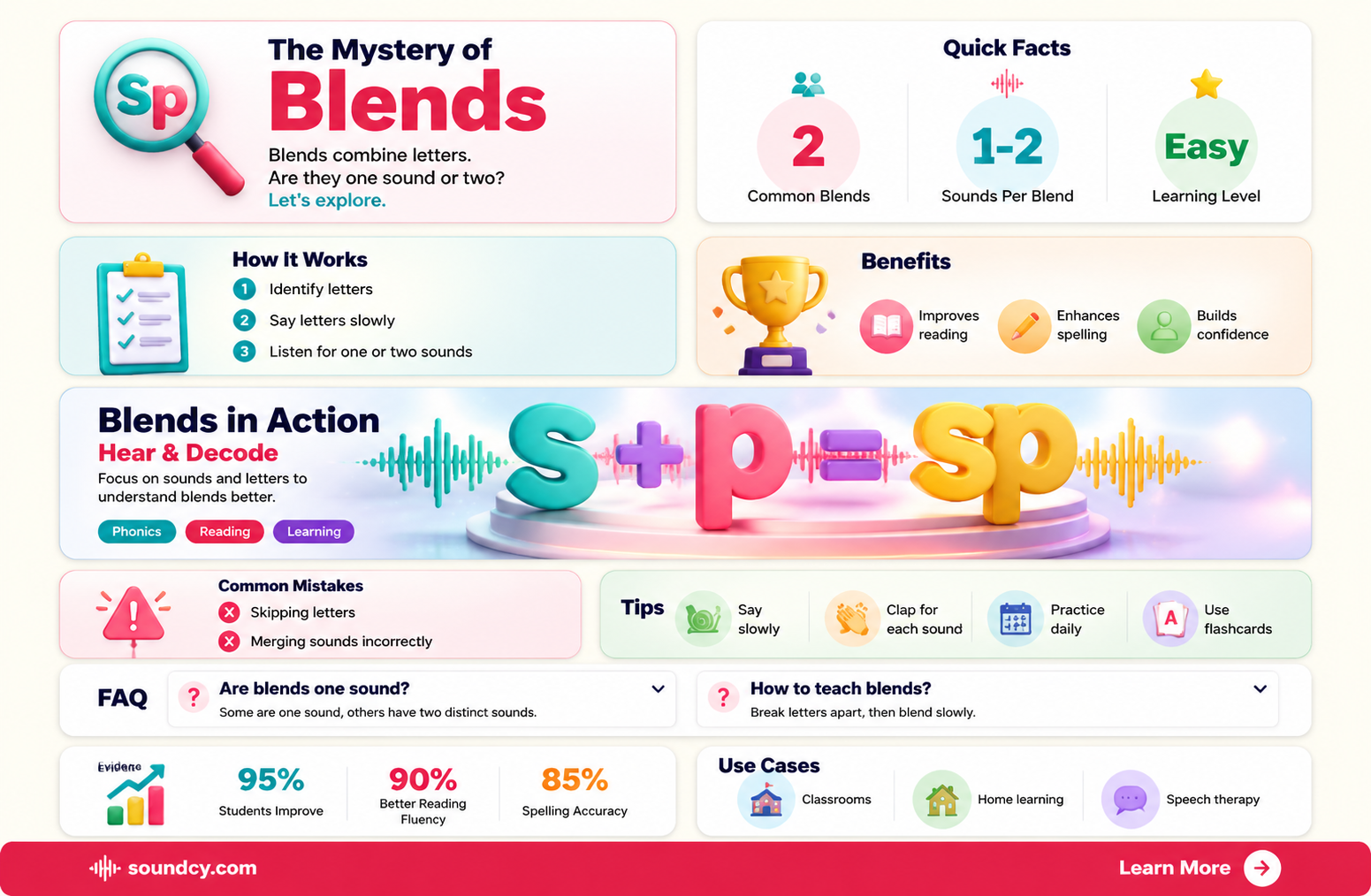are blends one sound or two