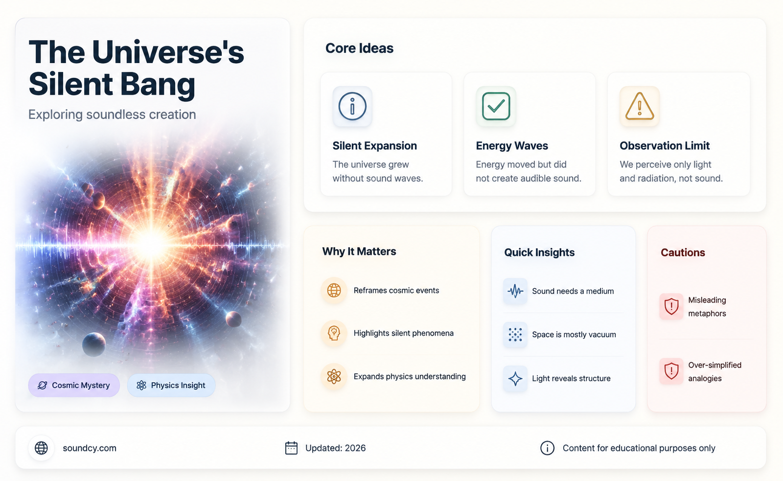 did the big bang have sound