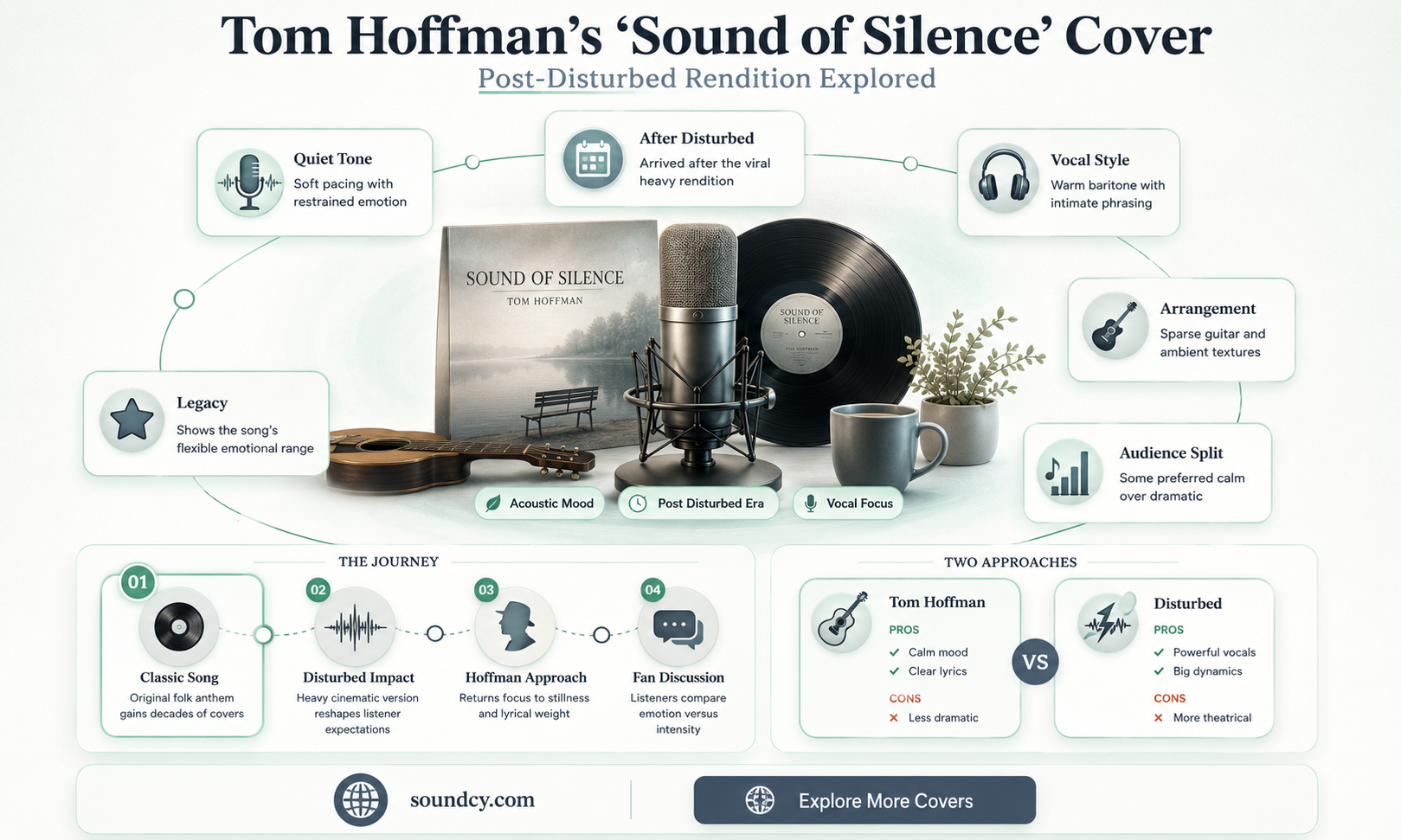 did tom hoffman do sound of silence after disturbed
