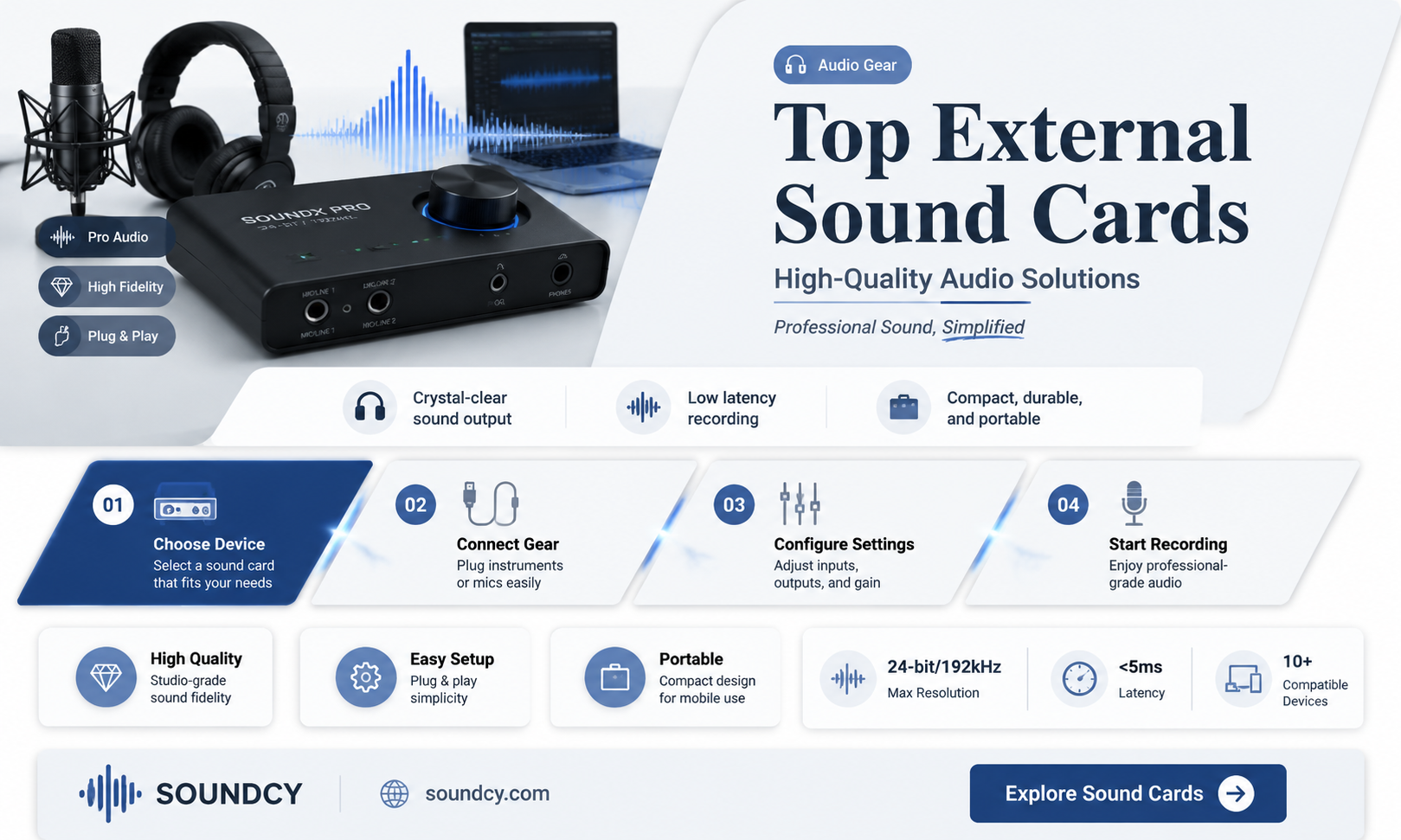 are there any high quality external sound cards available