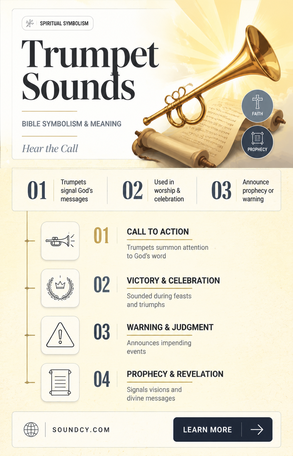 are trumpet sounds symbolc in bible