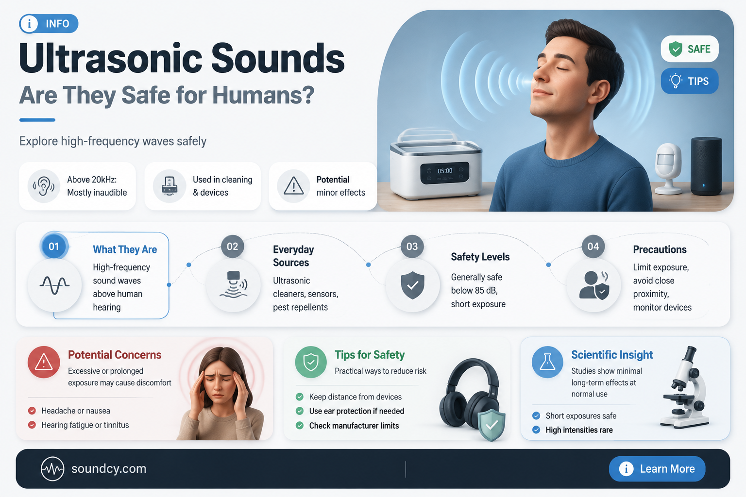 are ultrasonic sound safe for humans