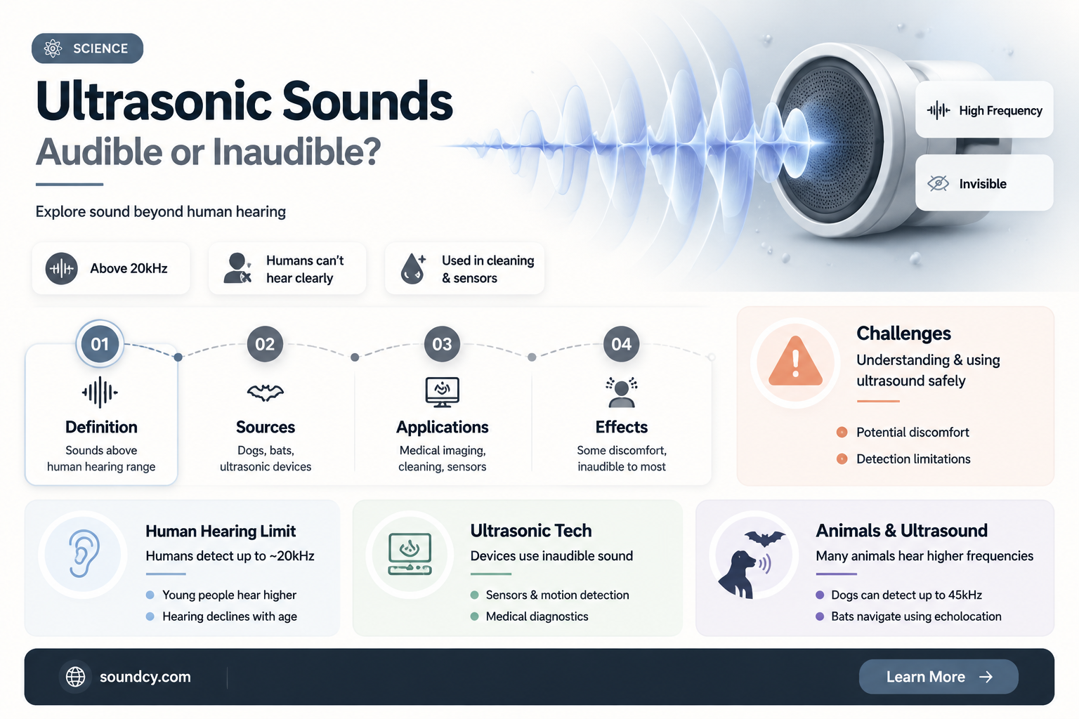 are there any audible ultrasonic sounds